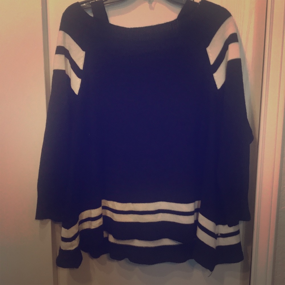 Knitted sweater top